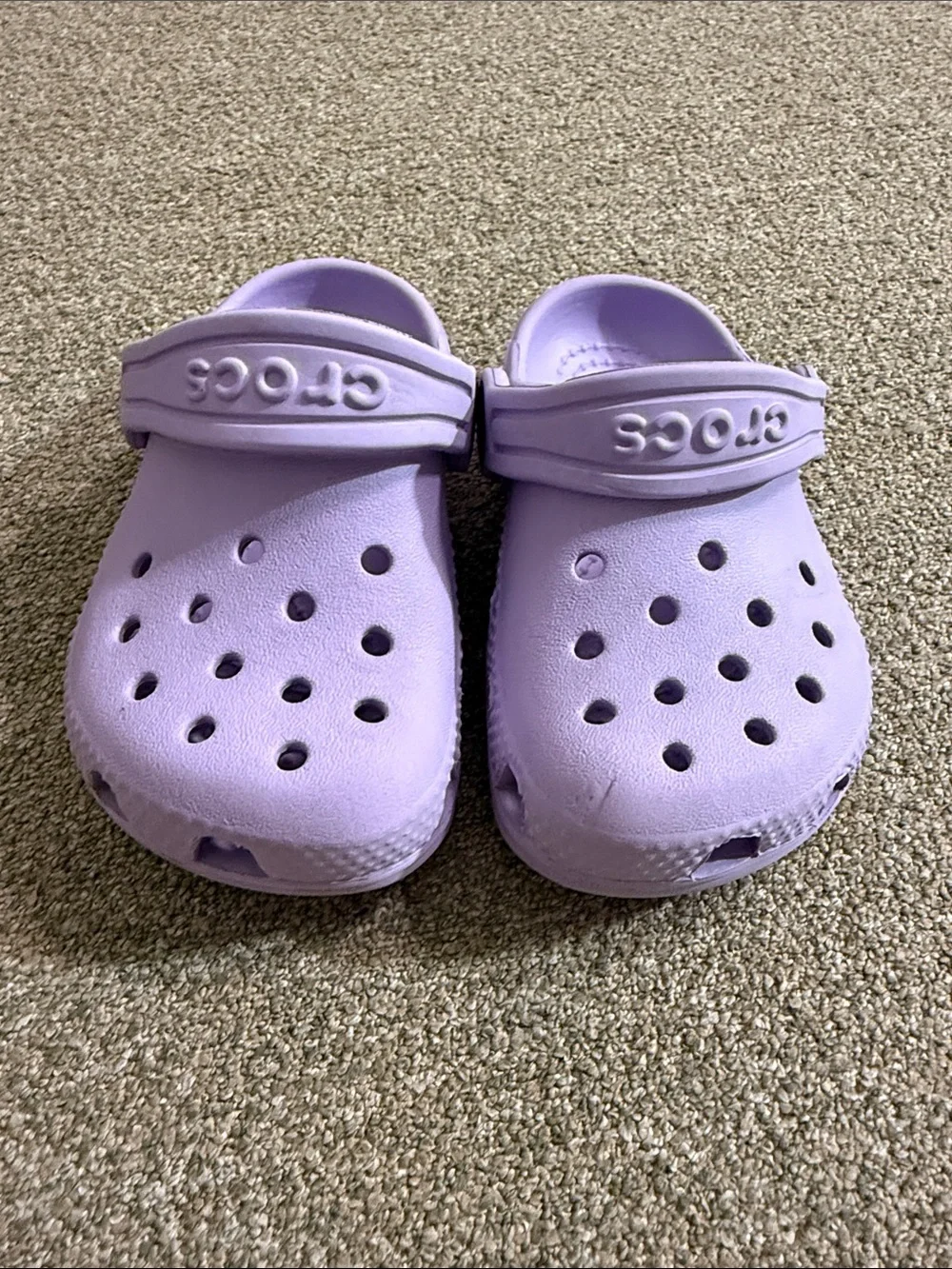 CROCS Kids Classic Clog in Lavender Purple Sz C6